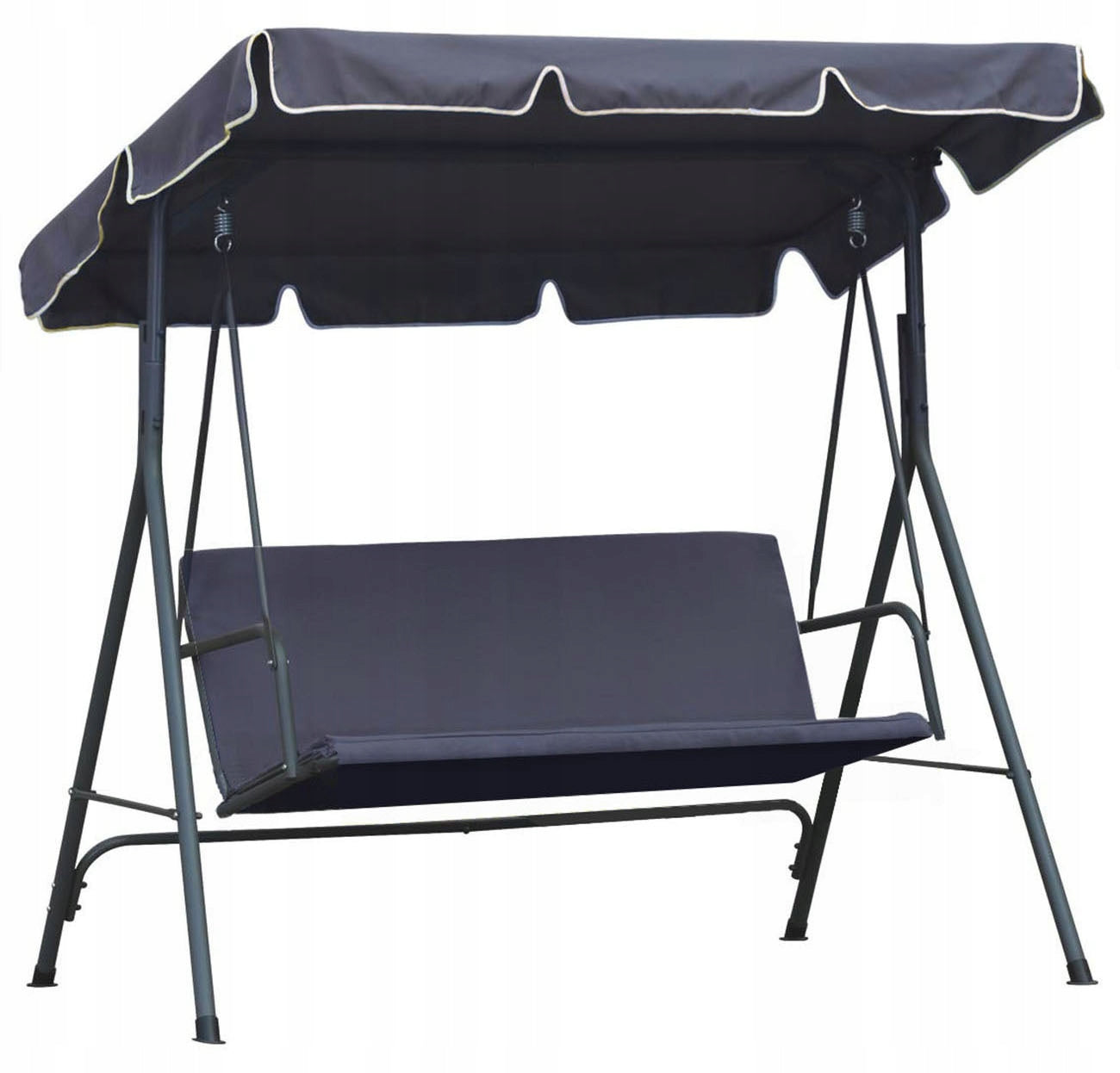 DURABLE CANOPY WATERPROOF BLUE FOR GARDEN SWING 120x230cm SOLID