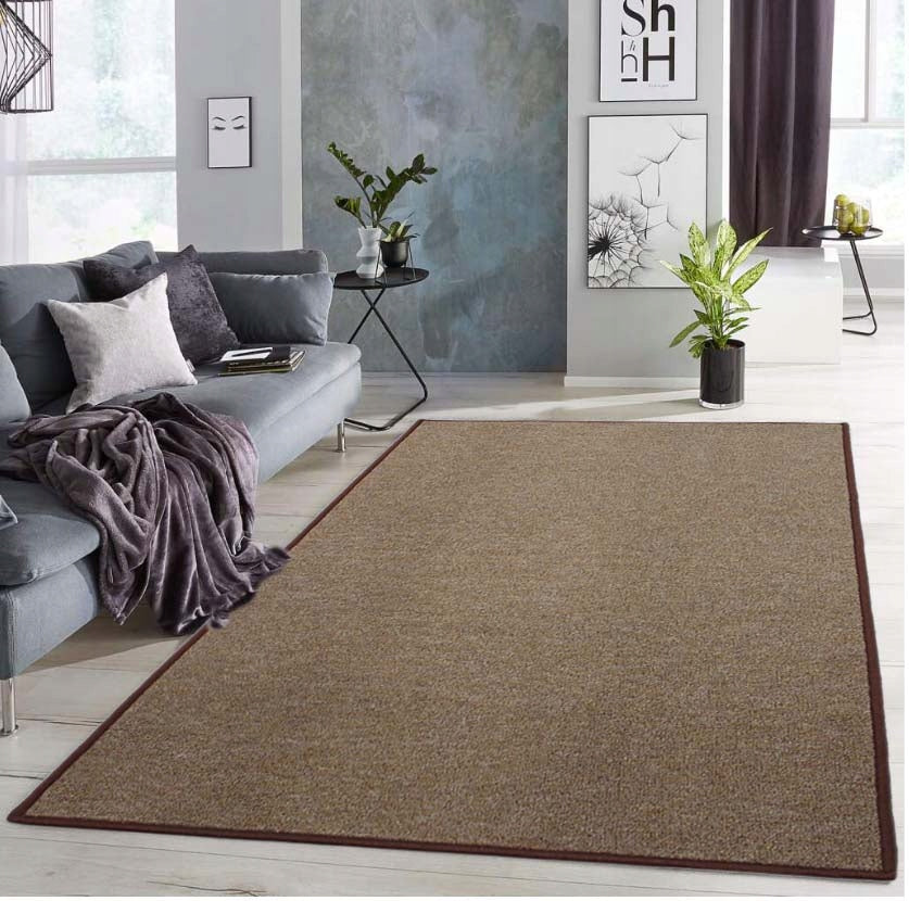 DURABLE CARPET 200X400 LOOPED GRAY BEIGE Length 400 cm