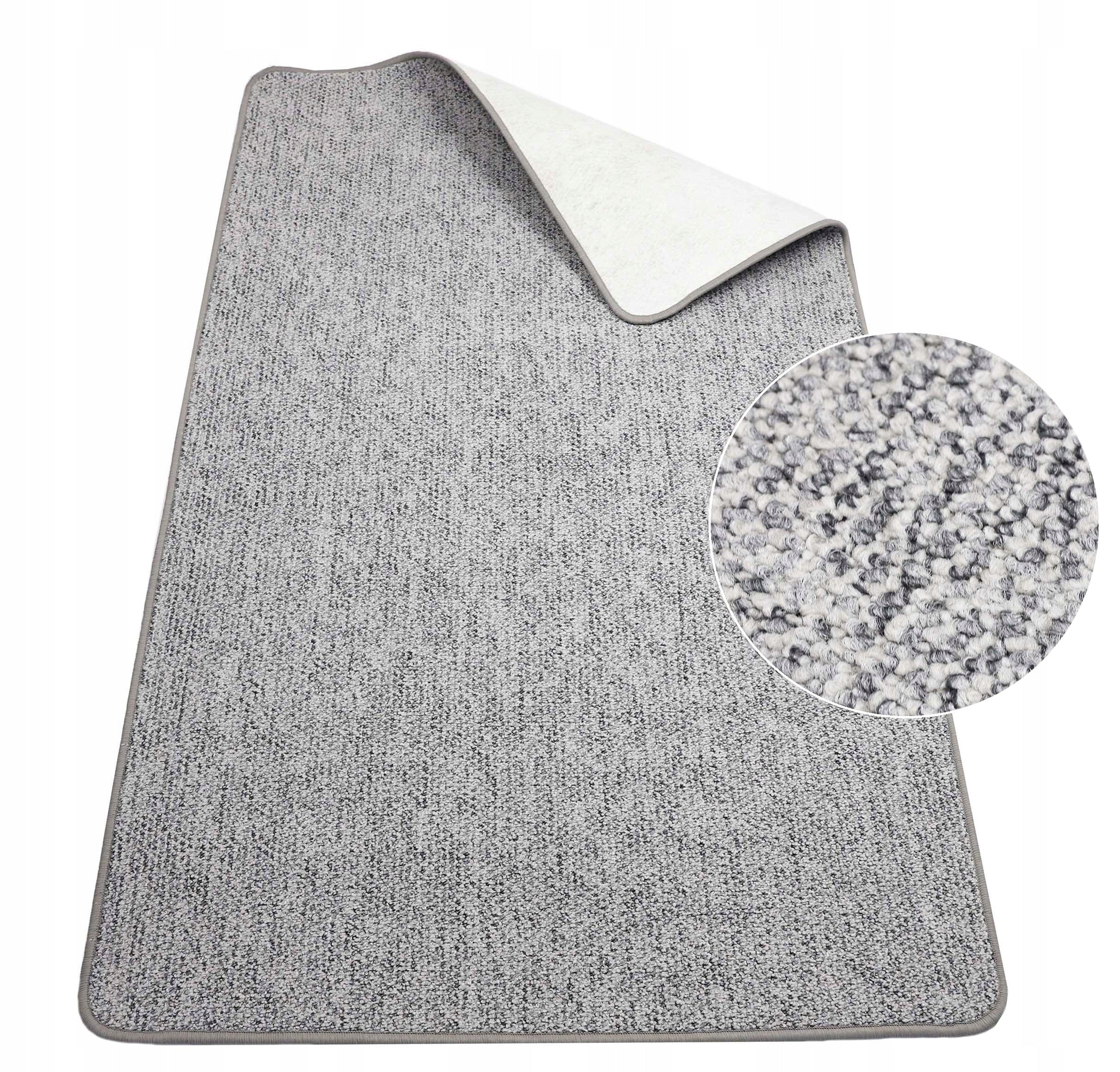 DURABLE CARPET THICK STRING CARPET GRAY 150x400