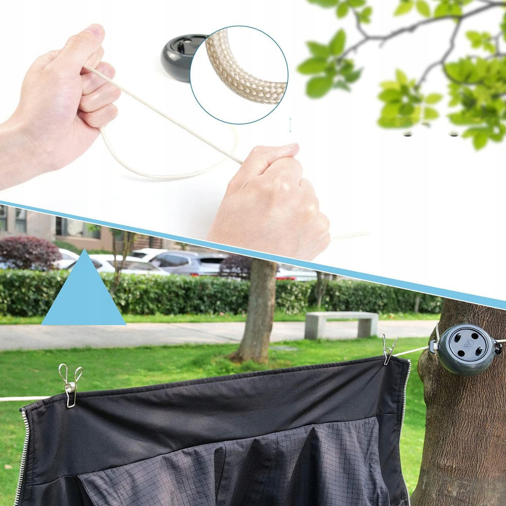 DURABLE RETRACTABLE CLOTHES DRYING LOUNGE ROLLABLE LIGHTWEIGHT PORTABLE Packaging status original
