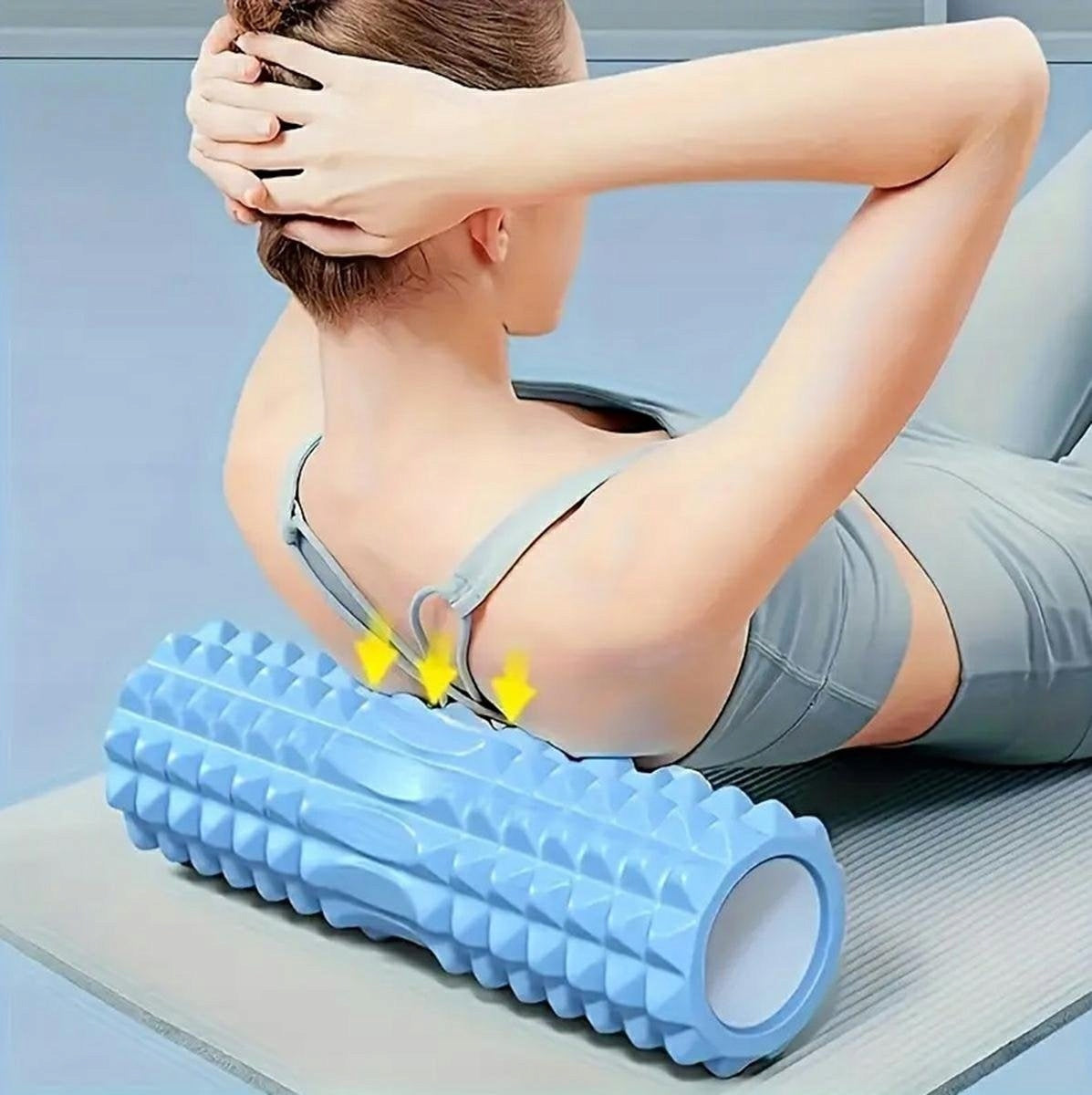 DURABLE ROLLER MASSAGER WITH PROJECTIONS FOR ABDOMINAL LEG BACK MASSAGE Manufacturer code #9666