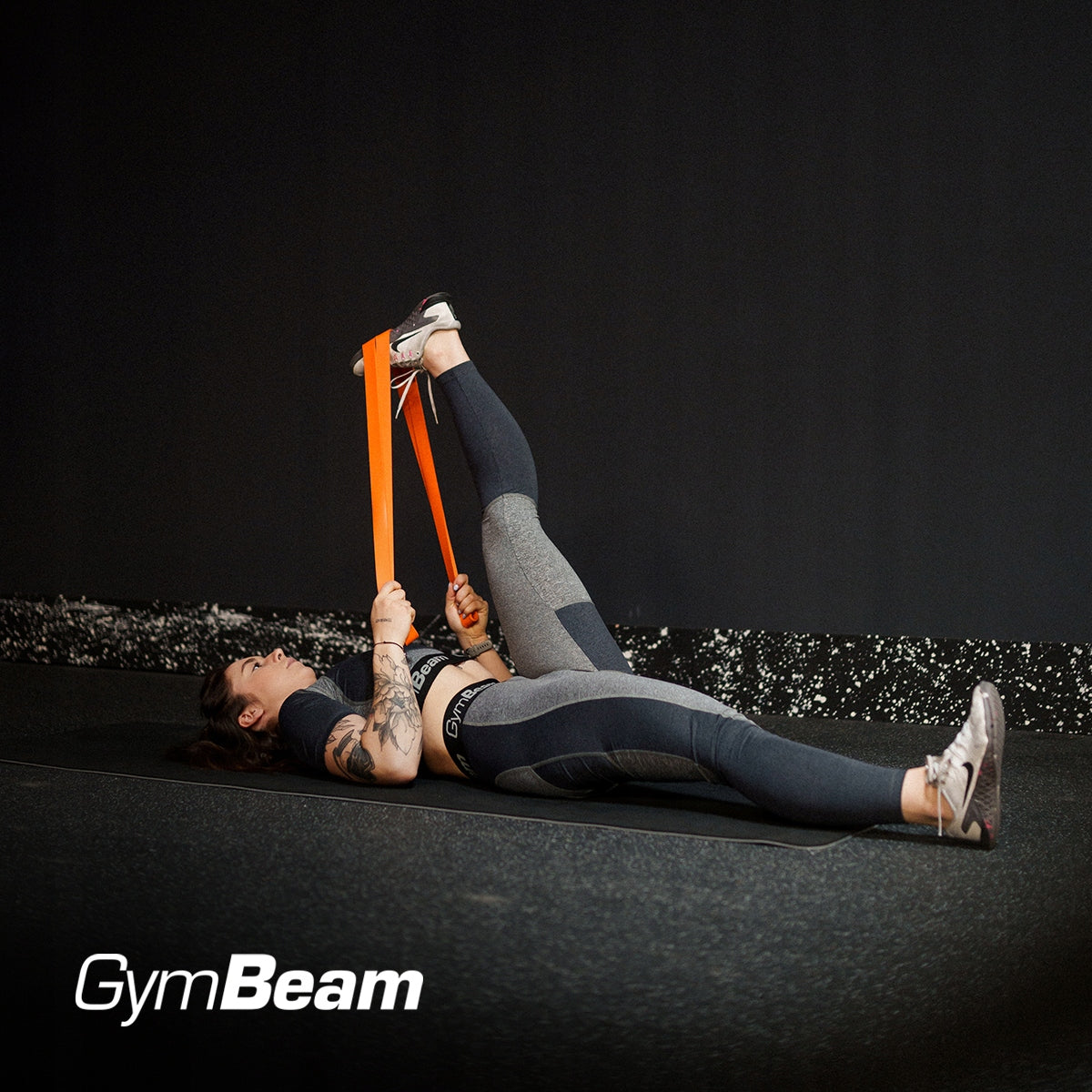 DURABLE SEAMLESS RESISTANCE RUBBER FOR EXERCISE TRAINING lvl 2 - GymBeam Brand GymBeam
