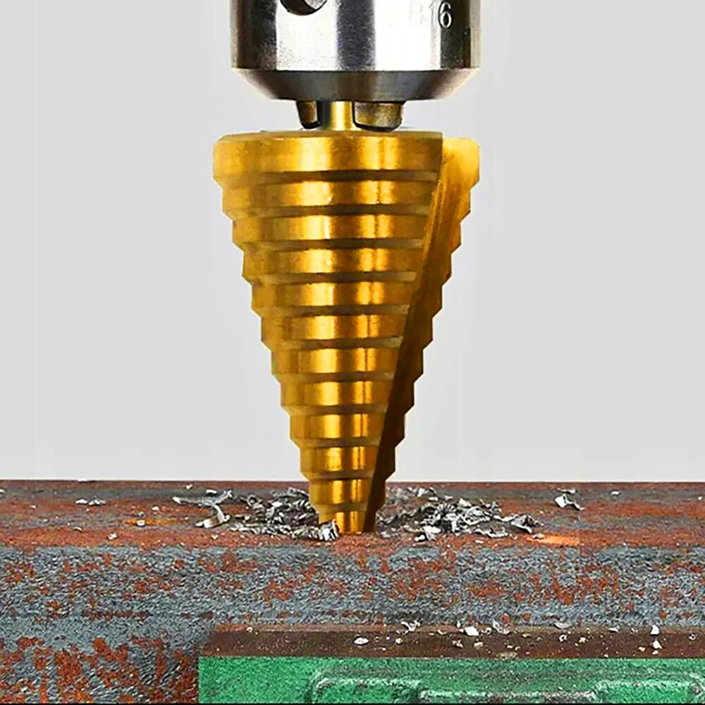 DURABLE TYTAN HSS Christmas Tree Tapered Drill Bit for Metal 4-52MM Brand Extra