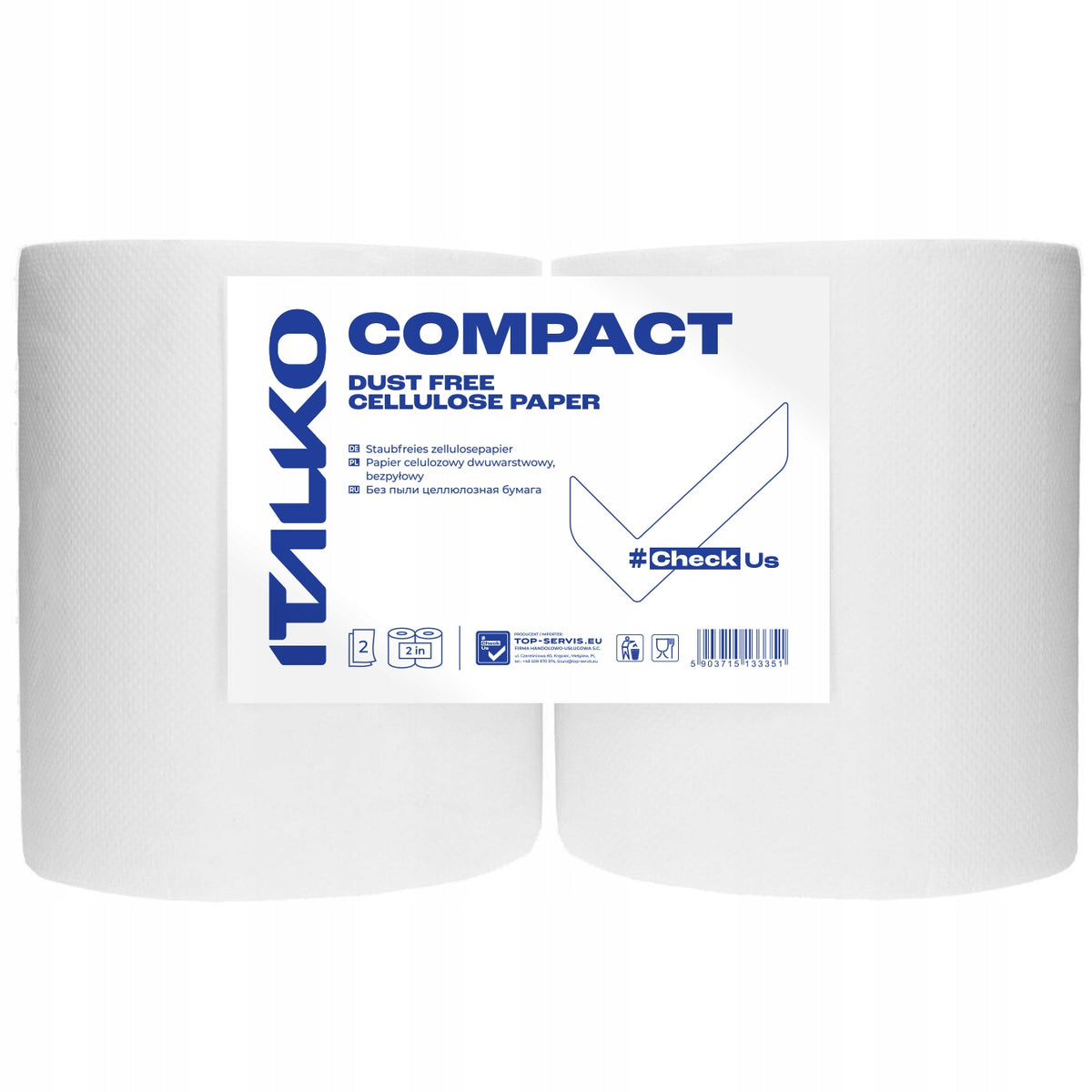DUST-FREE CLEANER COMPACT NEW TOWEL CELLULOSE Manufacturer Italko