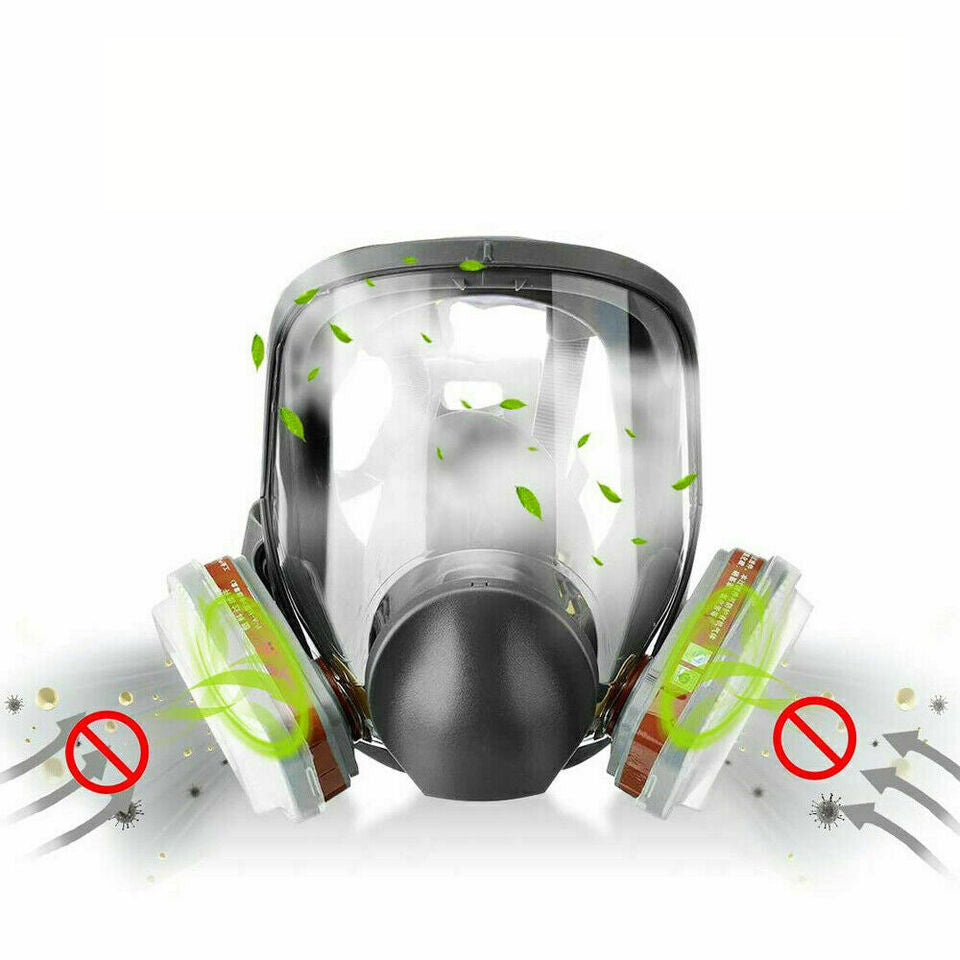 DUST MASK 6800 PROTECTIVE + 2 CARBON CARTRIDGES + 10 FILTERS Medical device no