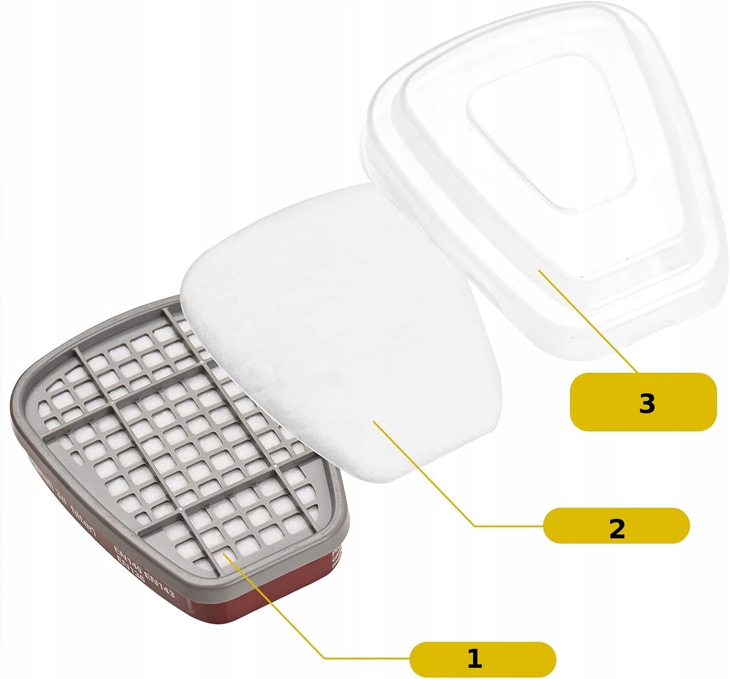 DUST MASK 6800 PROTECTIVE + 2 CARBON CARTRIDGES + 12 FILTERS Manufacturer code 0218BKTL