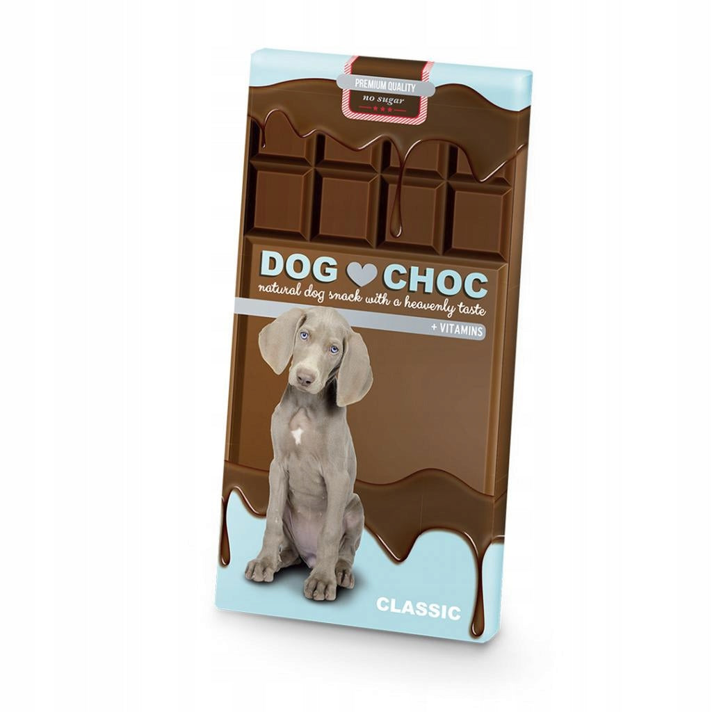 DUVO+ CHOCOLATE DOG CHOC CLASSIC 100g Packaging status original