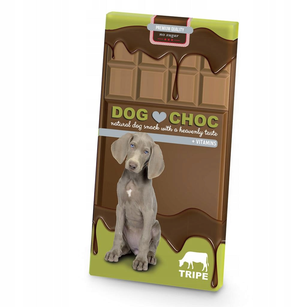 DUVO+ CHOCOLATE DOG CHOC TRIPE 100g Packaging status original