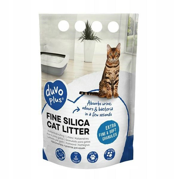 DUVO+ COMPACT SILICA CAT LITTER WHITE 5L