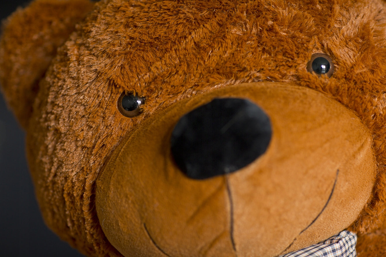 Großer Teddybär Popo 130 cm, weiß, Stofftier 