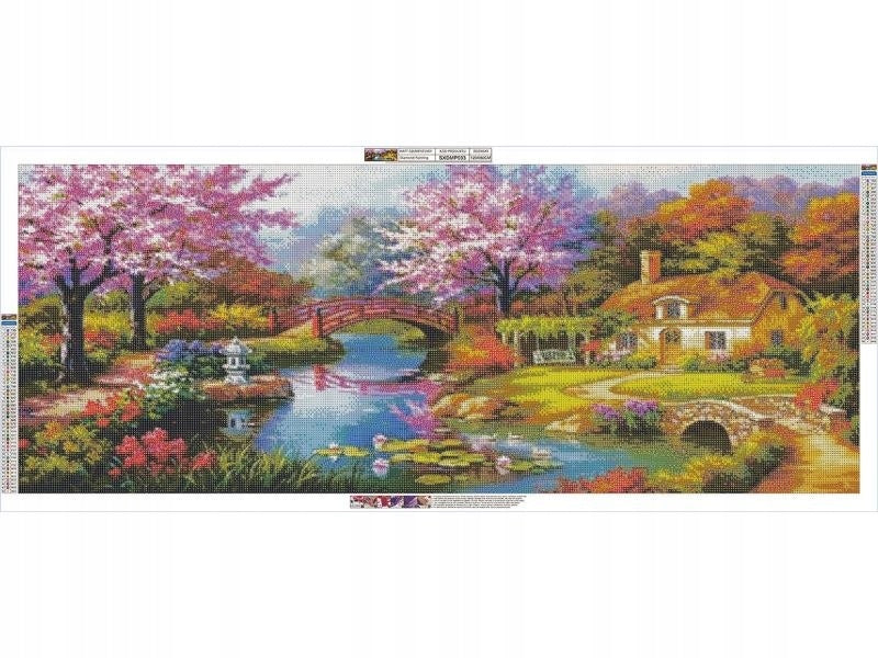 Diamantmosaik, 120x50cm 