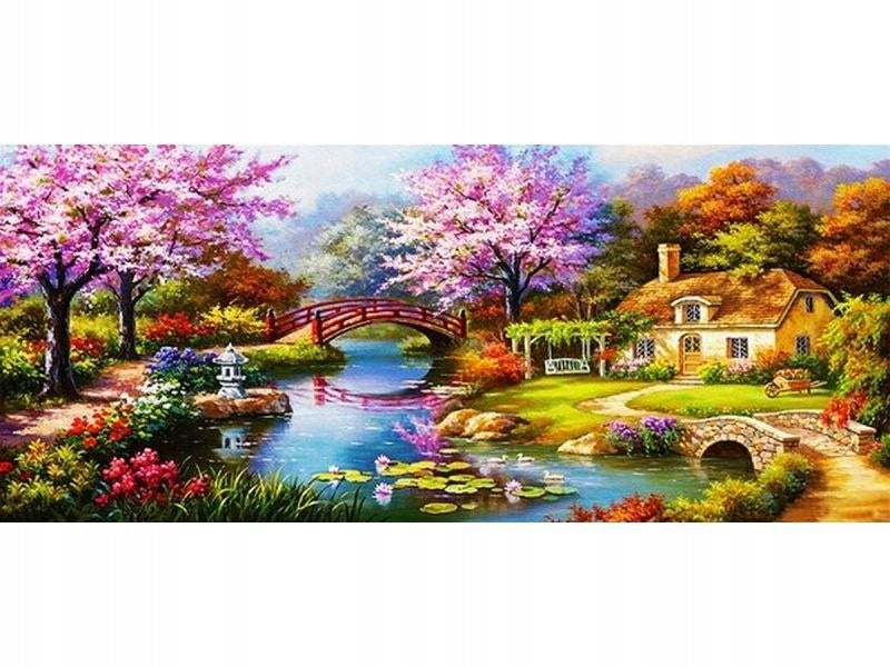 Diamantmosaik, 120x50cm 