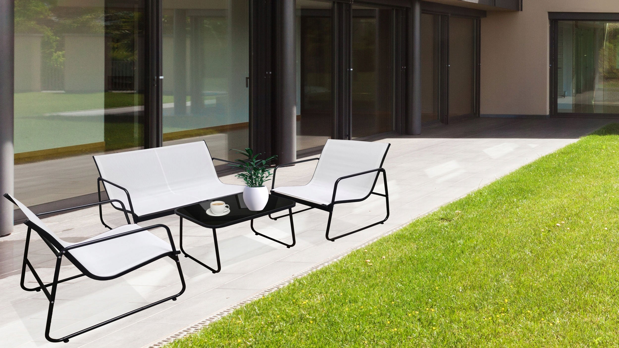 Gartenmöbel-Set „Nugri Beige“. 