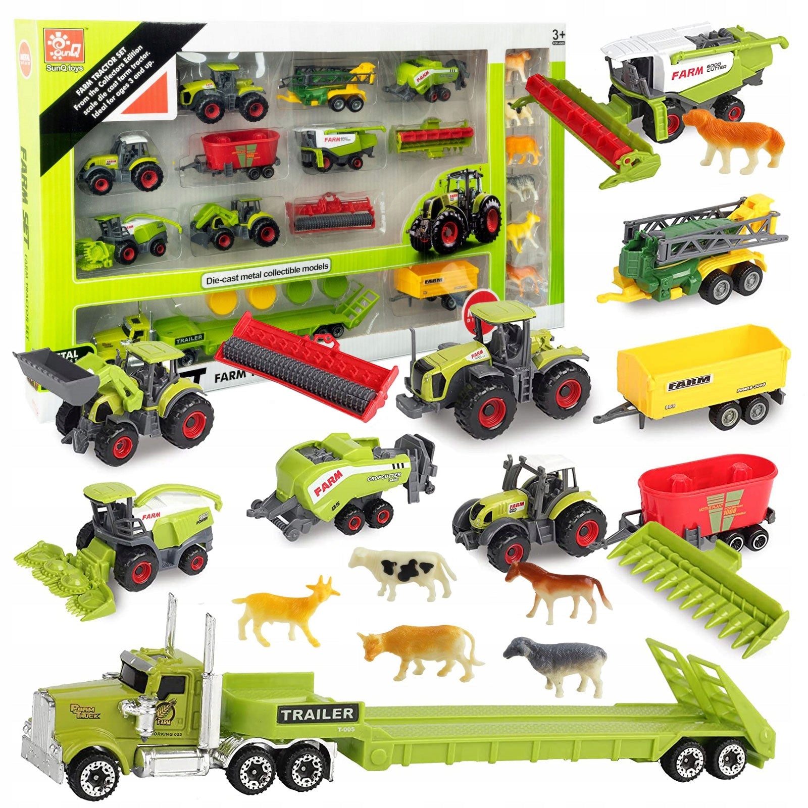 Großes landwirtschaftliches Fahrzeug Sunq-Spielzeug 