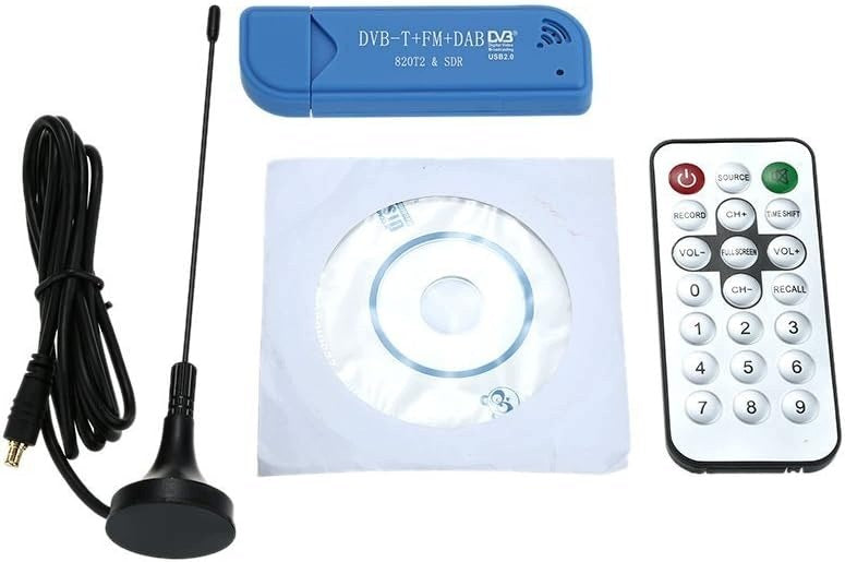 DVB-T USB TV TUNER 2.0 SDR RTL2832U DIGITAL TERRESTRIAL RECEIVER