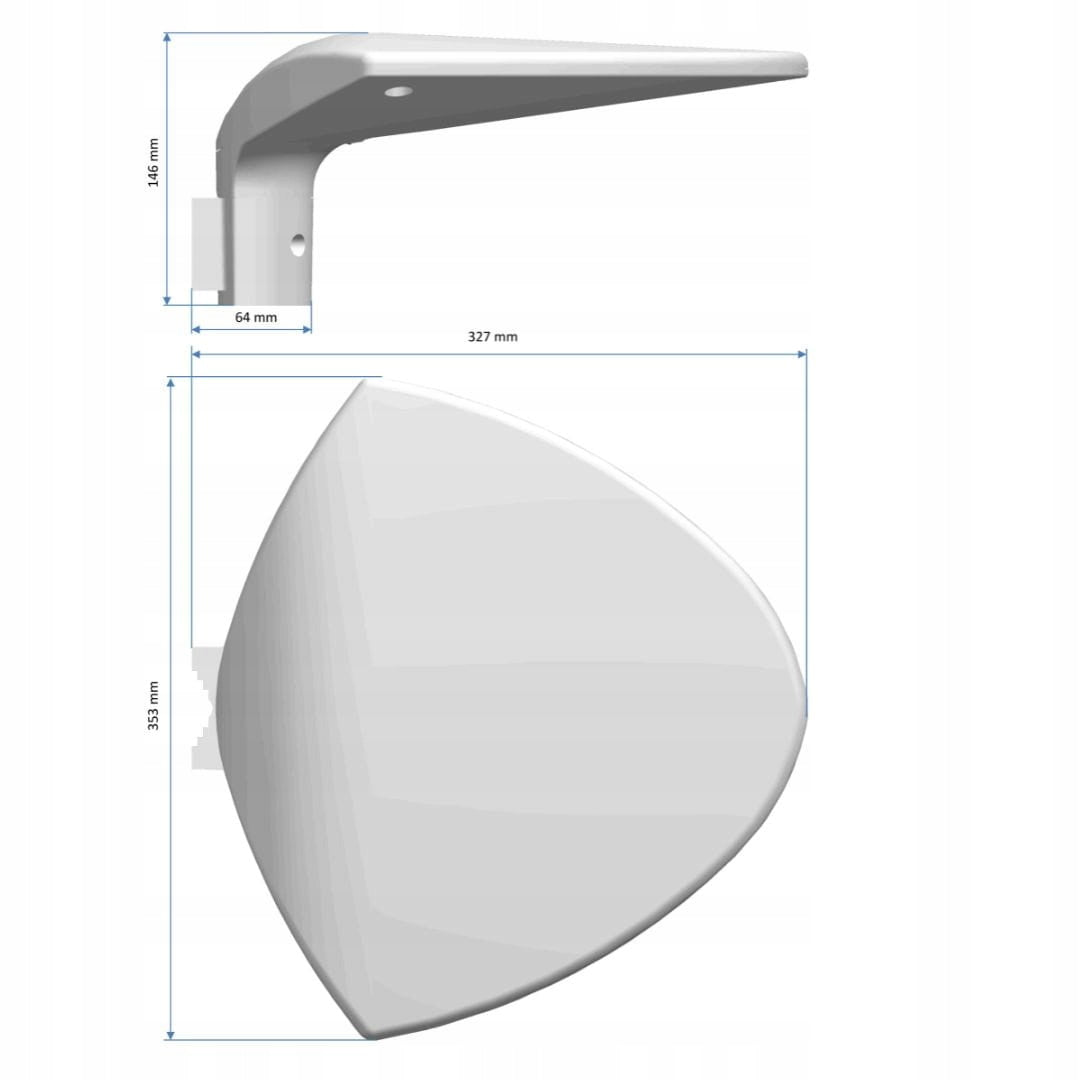 DVB-T2 DIGIT terrestrial TV antenna passive for TELMOR plot Manufacturer code WAN-0102-003-02
