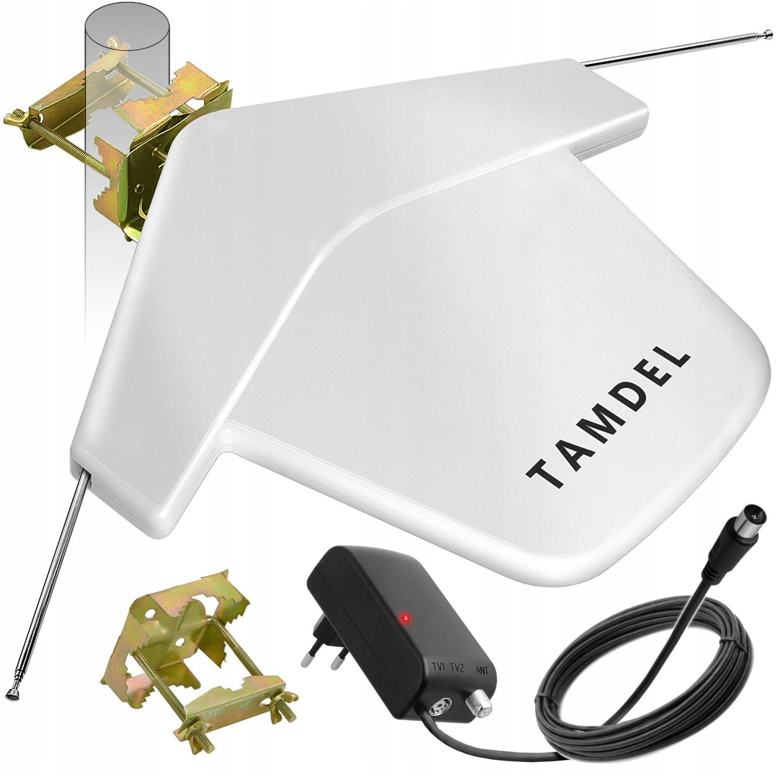 DVB-T2 outdoor terrestrial TV antenna TAMDEL TAZ-32A MUX-8 LTE