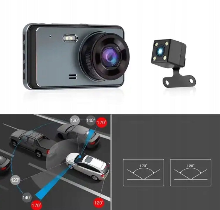 DVR DASH CAM 1296P FHD WIFI 64GB Brand no brand