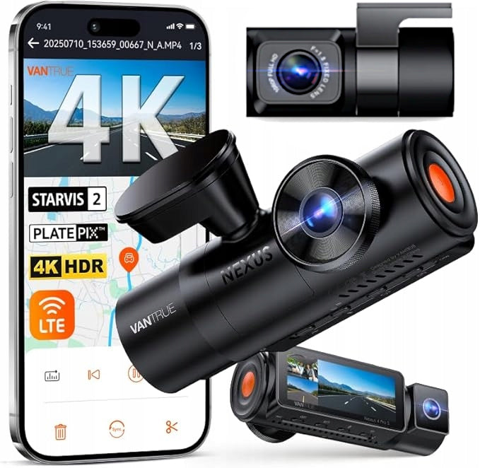 DVR VANTRUE N4 PRO S IN 3CH 3 CAMERAS 4K/FHD/2.5K + ACCESSORIES Manufacturer code VANTRUE N4PRO S