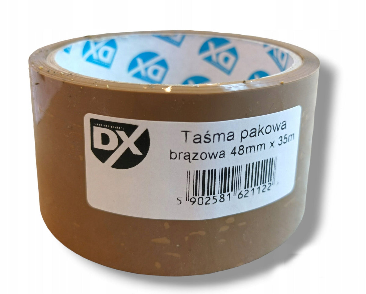 DX BROWN RUBBER PACKING TAPE 48mm x 35m