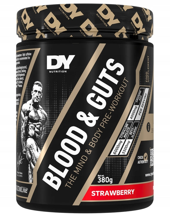 DY Dorian Yates BLOOD & GUTS 380g Stimulation Pump Strength