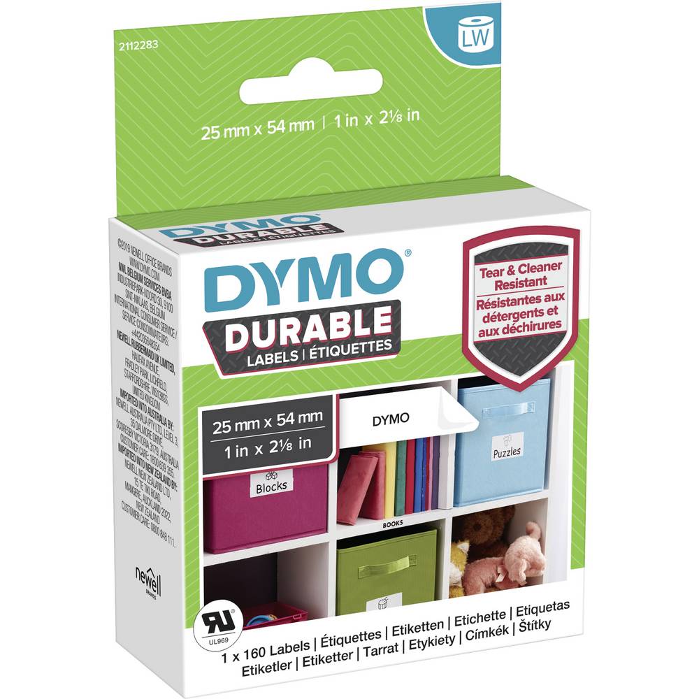 DYMO Durable White Self Adhesive Printing Labels Manufacturer code 2112283