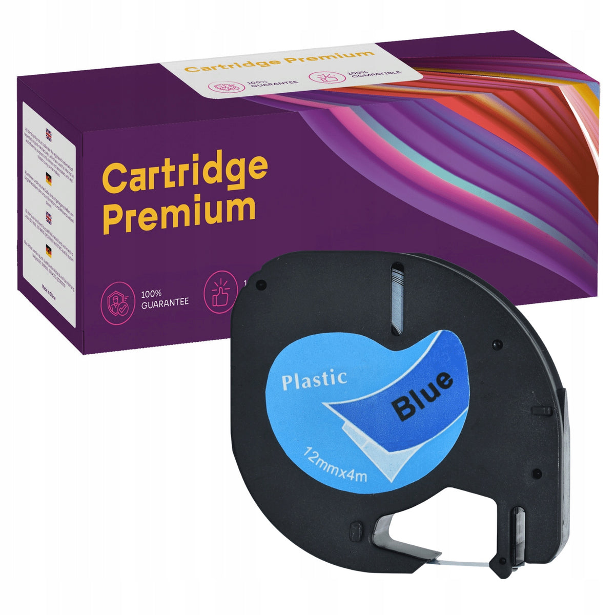 DYMO LetraTag tape 12mm x 4m 59426 blue