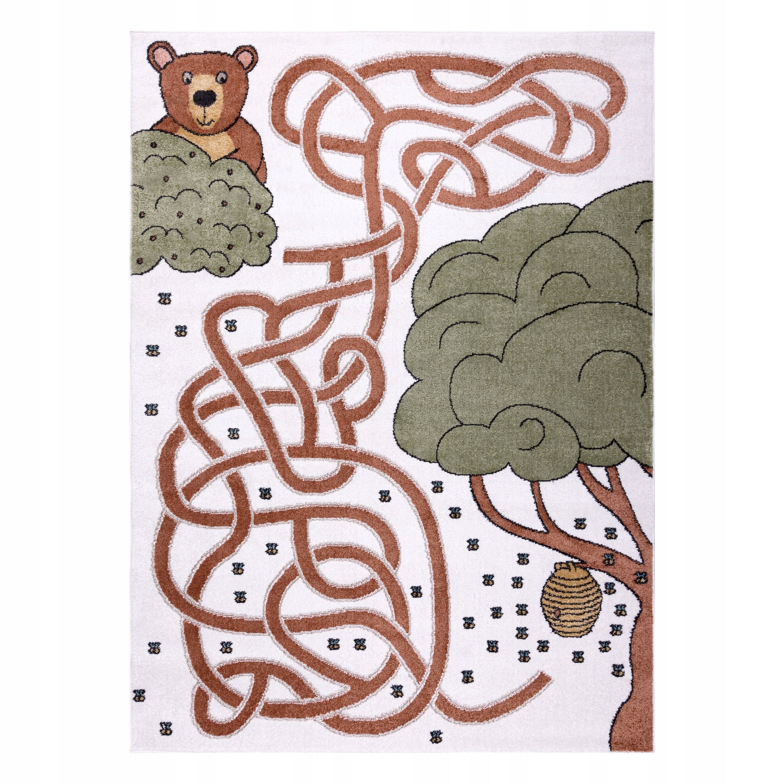 Lustiger Teppich Honig 240x330 cm 