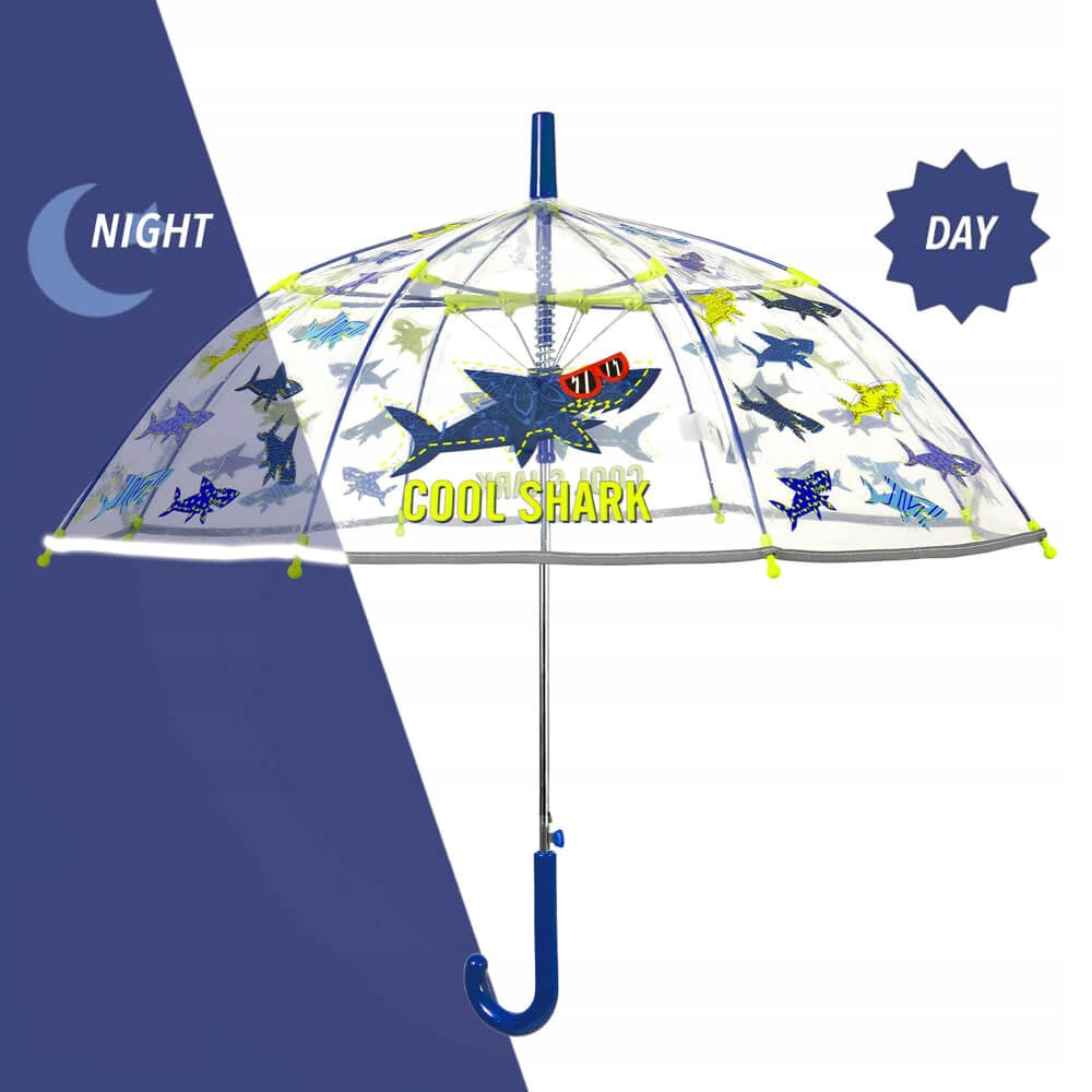Regenschirm für Kinder Cool Shark, verschiedene Farben 