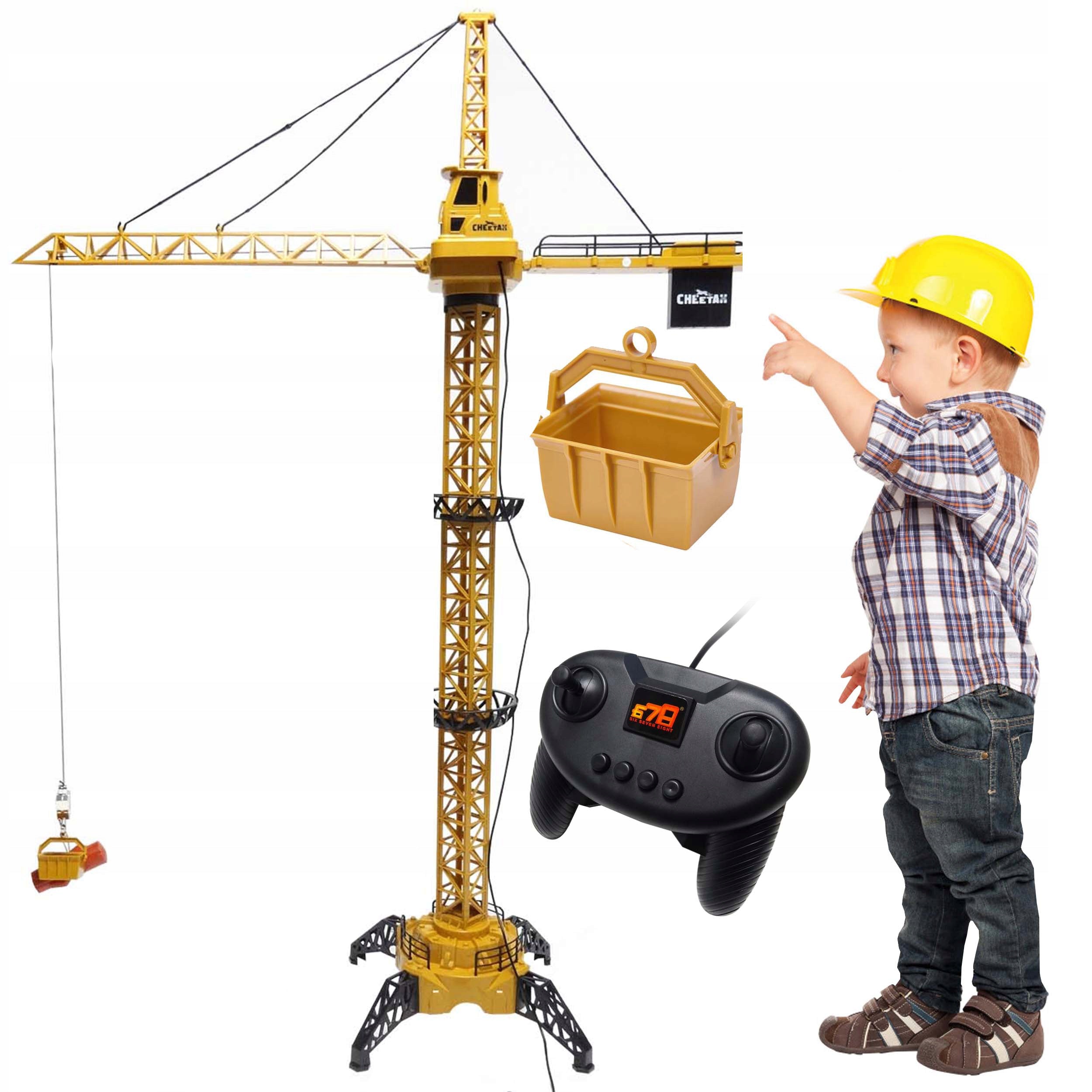 Spielzeugkran mit Fernbedienung 