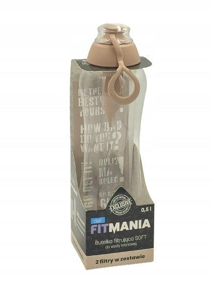 Dafi Fitmania Soft Filter bottle 0,5L cappuccino 2 filters