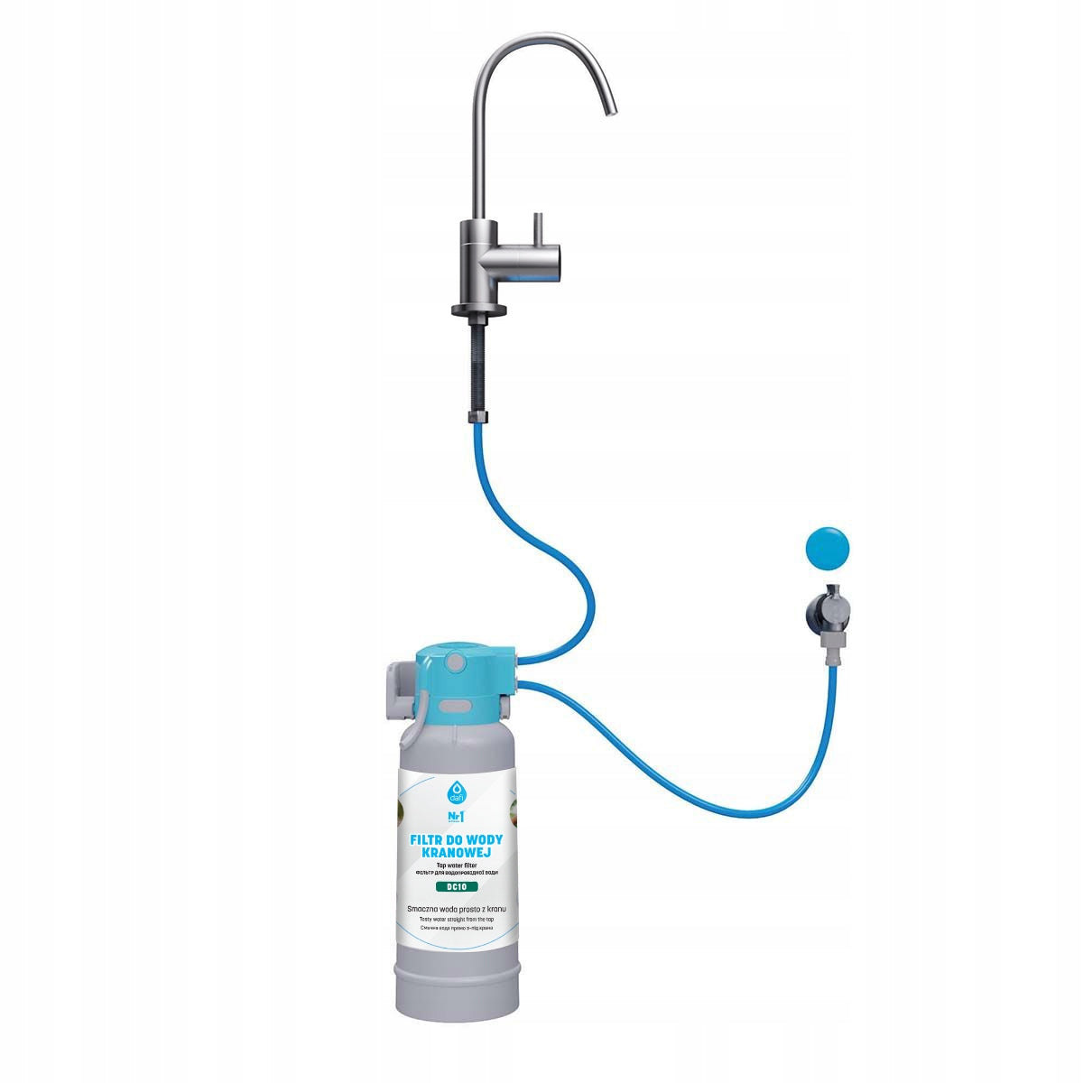 Dafi Flow Comfort Basic DC10 filter system with tap Alto chrome 1 pc. Brand Dafi