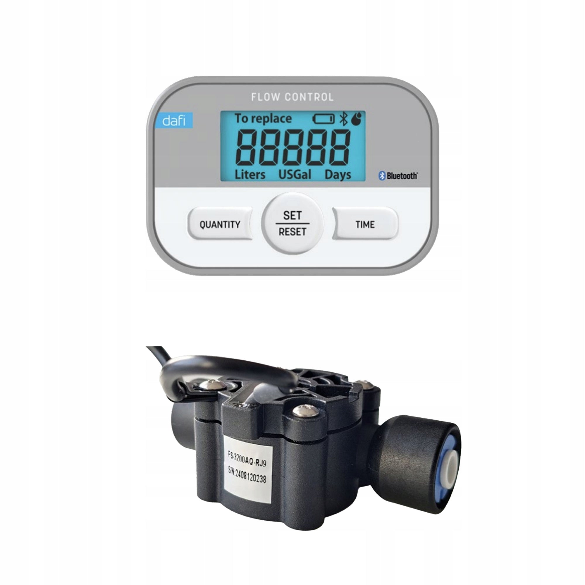 Dafi Flow Meter Electronic BT Filter Wear Monitoring System