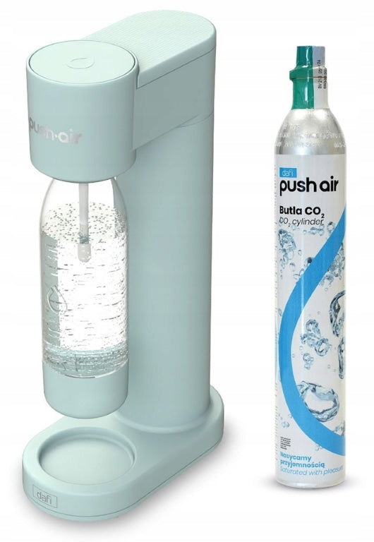 Dafi PushAir Saturator with CO2 cartridge + 0,7l bottle Mint Packaging status original
