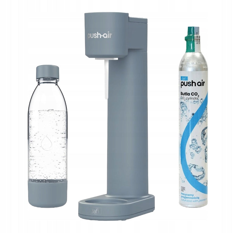 Dafi PushAir Saturator with CO2 cartridge + bottle 0,7l Steel