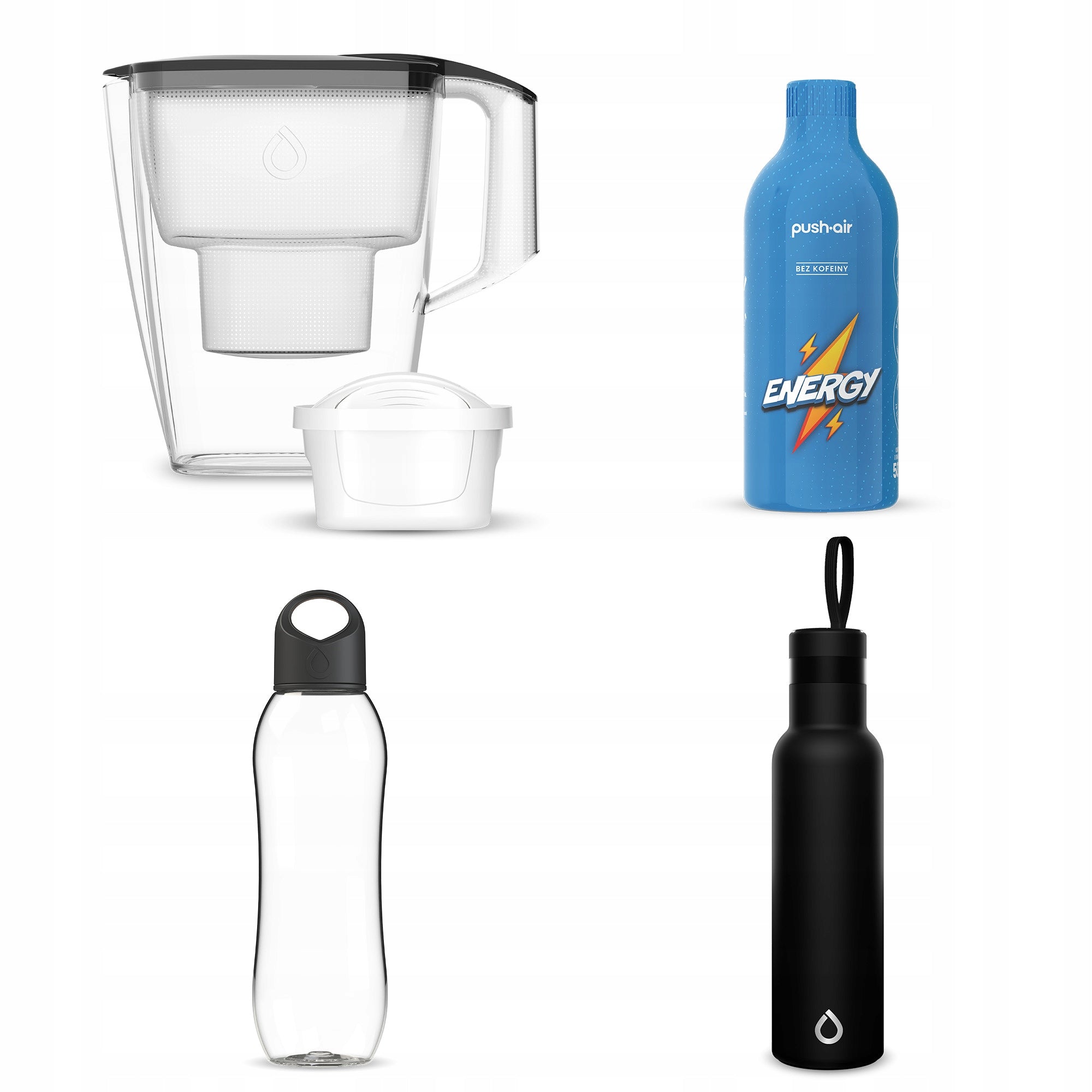 Dafi Set B2U8 Jug Mila + Thermal Bottle + Bottle + Syrup