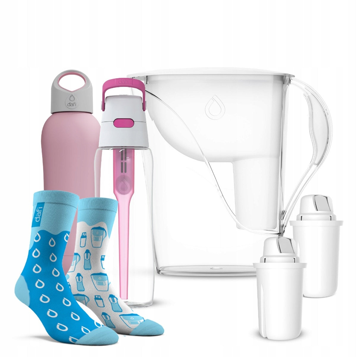 Dafi Set No.2 Thermal Bottle + Jug + Bottle + GIFT Socks