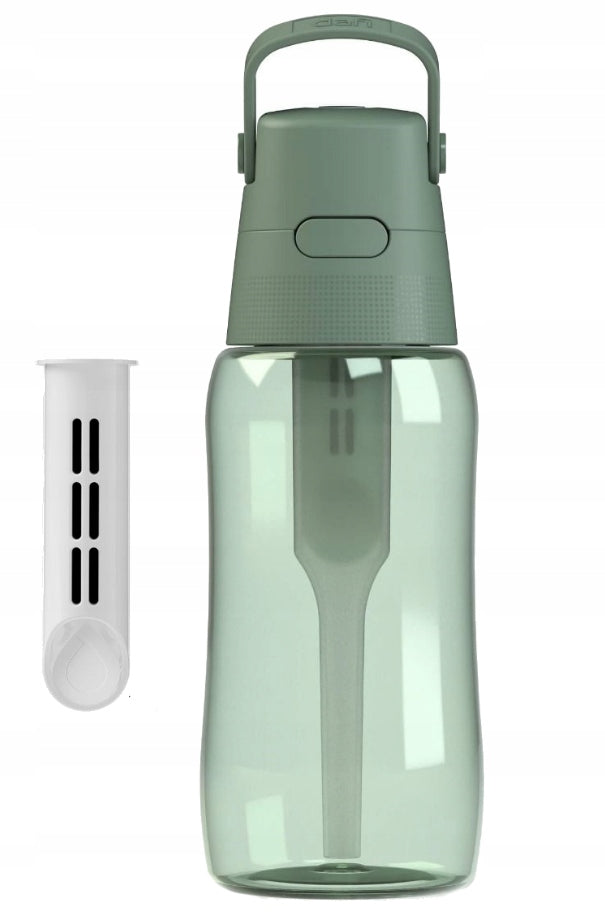 Dafi Solid Dyed Sage Filter Bottle 0,5 + Washing Brush Packaging status original
