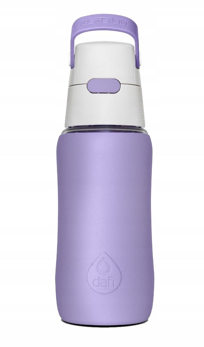 Dafi Solid SiliconeFit 0,5 L Lavender Bottle + Bottle Brushes Packaging status original