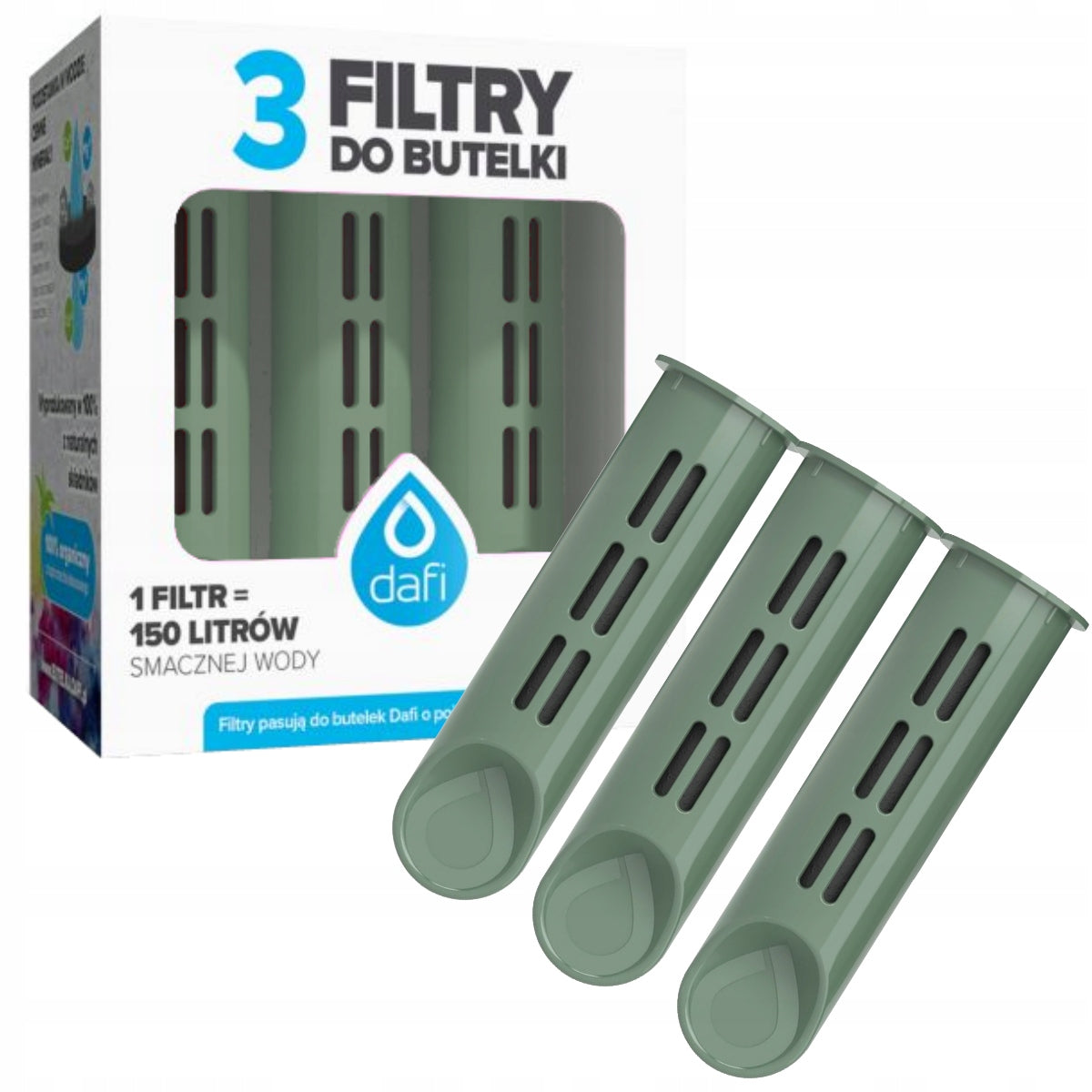 Dafi Solid set 4x filter cartridge + coloured sage bottle 0,5l Packaging status original