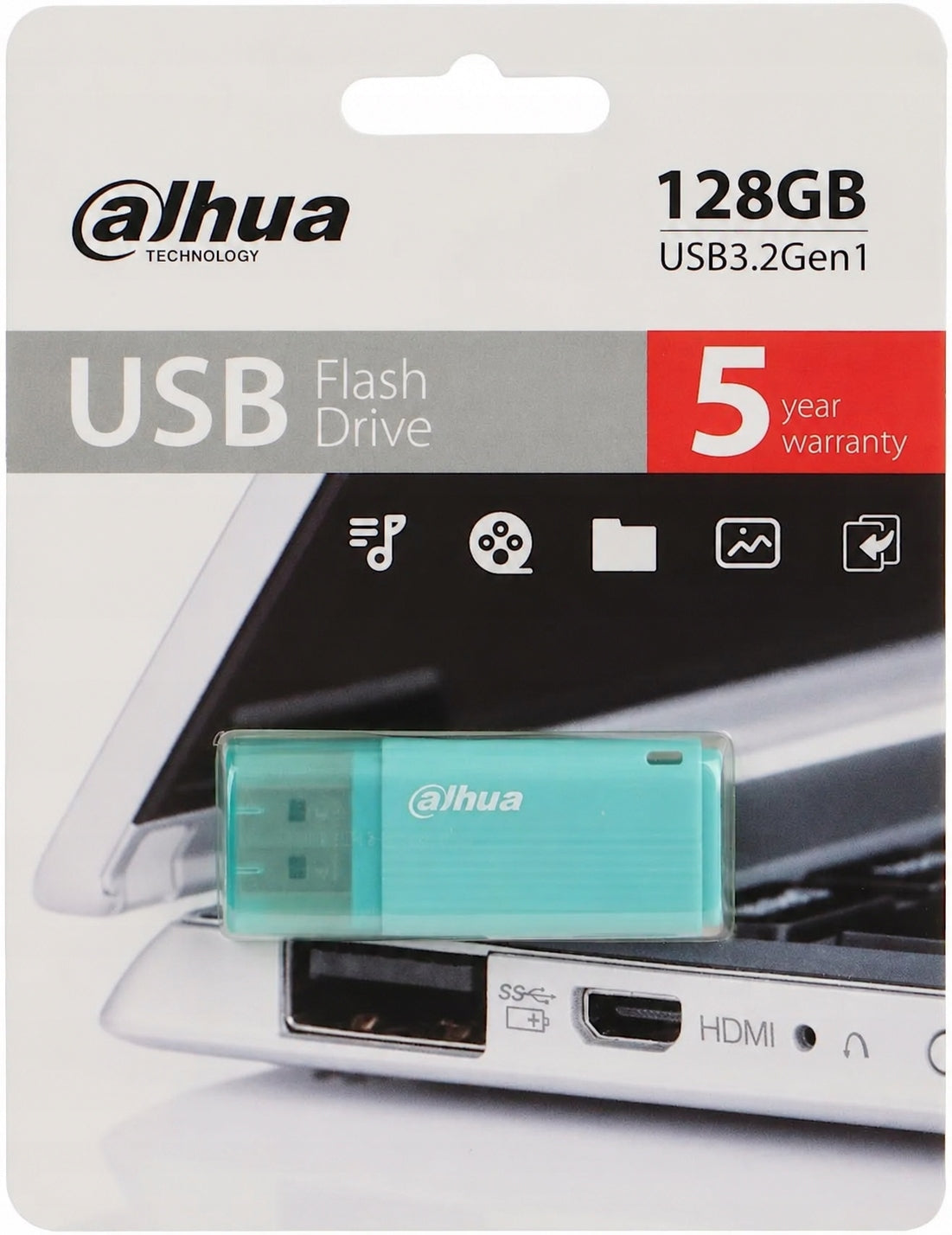 Dahua 128GB USB 3.2 Gen 1 Fast Memory Portable Flash Drive