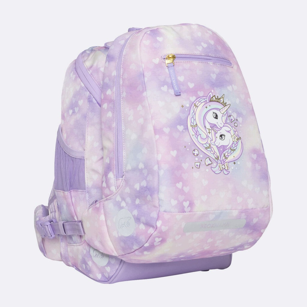Daily backpack (training, trips, park), Unicorn princess purple Brand BECKMANN