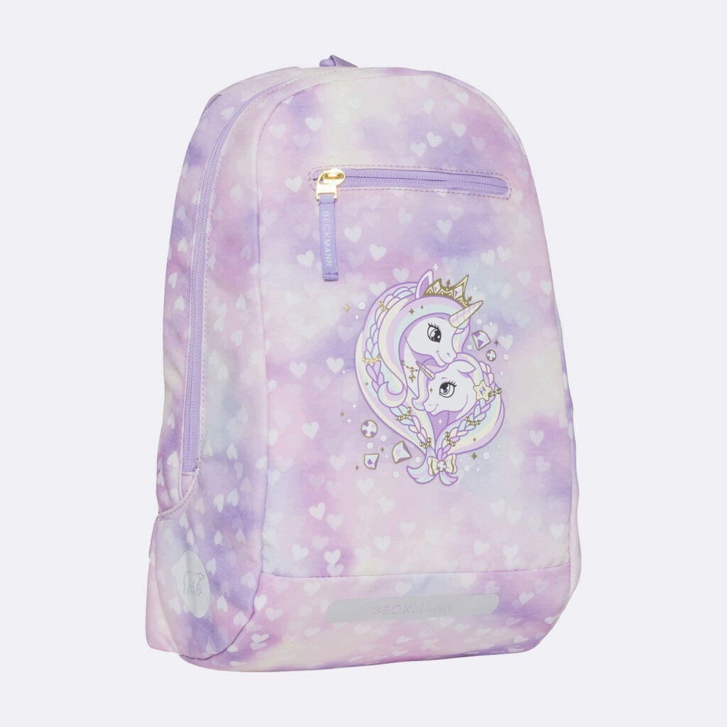 Daily backpack (training, trips, park), Unicorn princess purple Color multicolor
