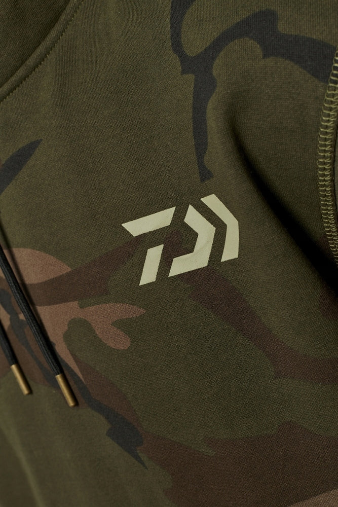 Daiwa Camo Hoodie XXLarge Color green