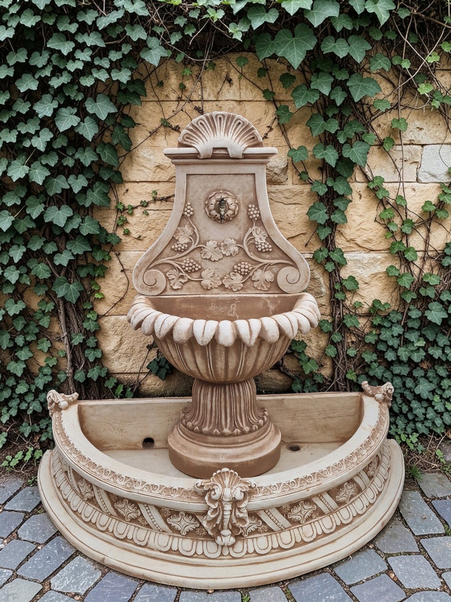 Dakota fountain water pool with bottom bucket White Cement Ag-Bet EAN (GTIN) 5904844693259