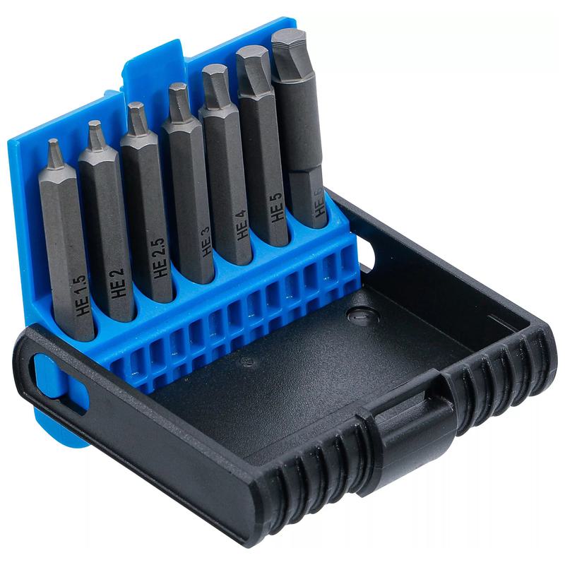 Damaged Hex Socket Extractor Set 1.5-6mm 7 pcs. BGS Batteries included no