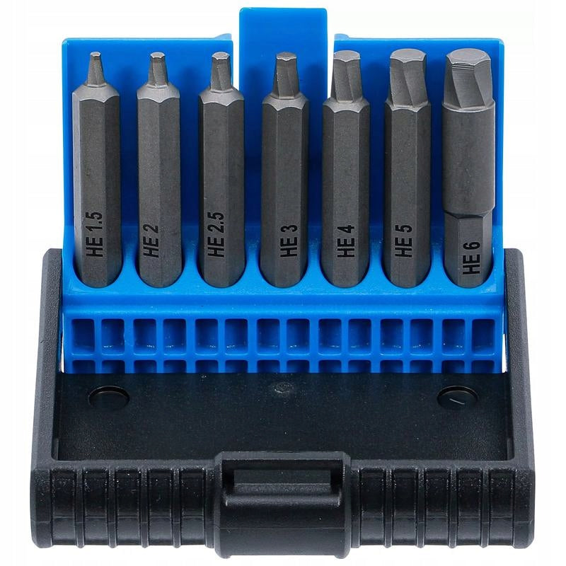 Damaged Hex Socket Extractor Set 1.5-6mm 7 pcs. BGS
