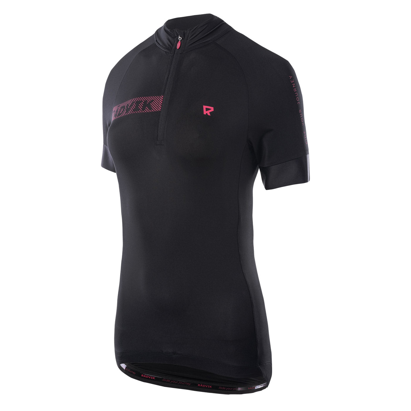 Radtrikot für Damen Radvik Alpha W 92800406855, schwarz 