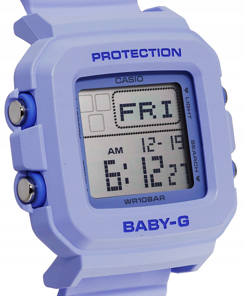 Dámské hodinky Casio Baby-G BGD-10KH-2BER fialový řemínek Gender unisex