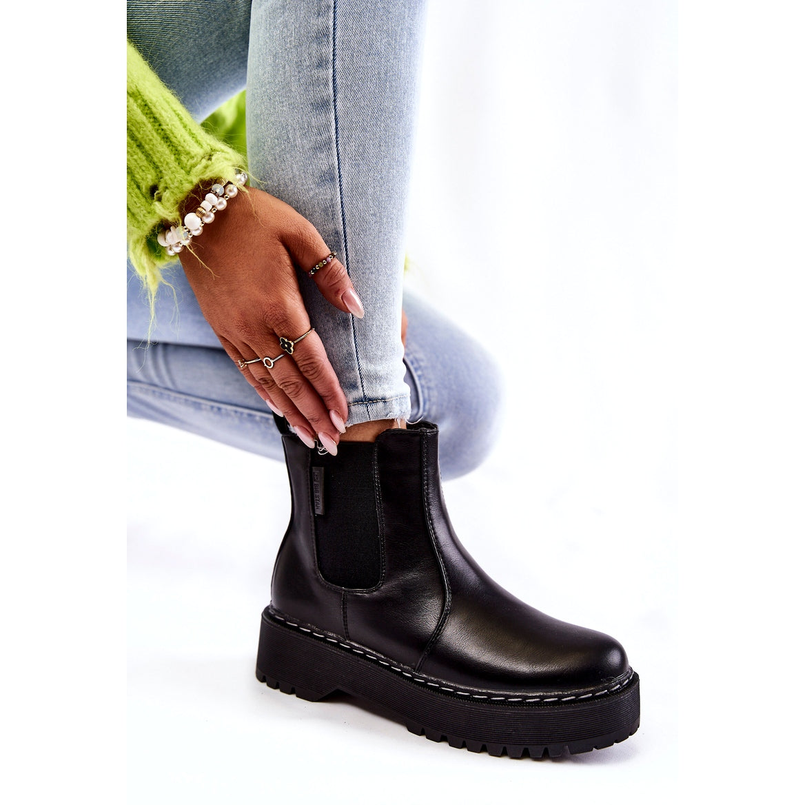 Stiefel für Damen Big Star W II274101 INT1567, schwarz 